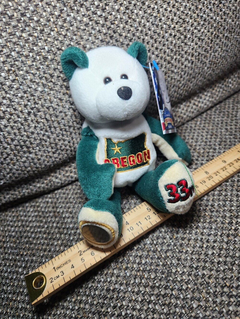 Limited Treasures #33 Oregon State Quarter collectible plush bear